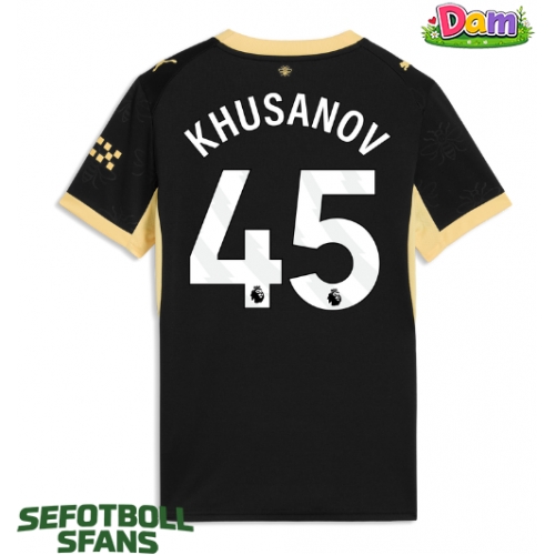 Manchester City Abdukodir Khusanov #45 Bortatröja Kvinnor 2026-27 Kortärmad
